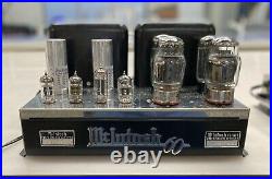 Pair Of McIntosh MC-60 Tube Mono Block Amplifiers. Professionally Restored