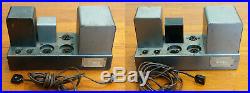 Pair QUAD II Tube Monoblock Power Amplifiers 100-120V, Work Great Classic