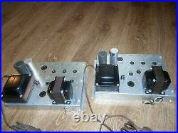 Pair Vintage BALDWIN 54A MONO BLOCK Tube Amplifiers / 6BQ5 X 8 / 30 WATT Amp Ea