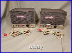 Pair Vintage Dynaco Dynakit Mark III 6550 Tube Mono Block Amplifiers Restored