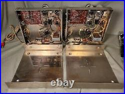 Pair Vintage Dynaco Dynakit Mark III 6550 Tube Mono Block Amplifiers Restored