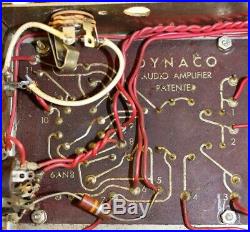 Pair Vintage Dynaco Dynakit Mark III Mono-block Tube Amp Pair For Parts As Is