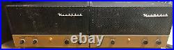 Pair Vintage Heathkit AA-10 Monoblock Tube Amps withCages & ALL REAL Mullard Tubes