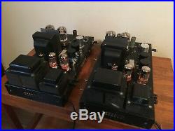 Pair of Bogen MO-100 Mono Block Vacuum Tube Amplifiers. Custom Audiophile Mods