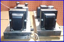 Pair of Dynaco Dynakit Mk. IV mono block tube amplifier 6CA7 / EL34 III ST70