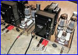 Pair of Dynaco MKIII Monoblock Tube Amplifiers, Audiophile KT88 Brand New Build