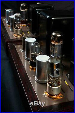 Pair of Eico HF-35 Mono Block Tube Amplifiers 30 WPC, Professionally Restored