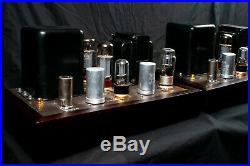 Pair of Eico HF-35 Mono Block Tube Amplifiers 30 WPC, Professionally Restored