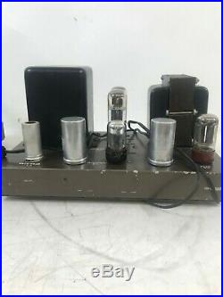 Pair of Eico HF-35 Mono Block Tube Amplifiers 30 WPC Restored