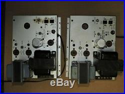 Pair of Vintage 6CA7/El84 Mono Block Tube Amplifier Rodgers Organ Model A-50