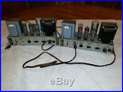 Pair of Vintage Ampex Tube Monoblock Amplifiers / 6973