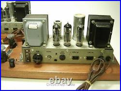 Pair of Vintage Ampex Tube Monoblock Amplifiers / 6973 mod to 6BQ5 - KT