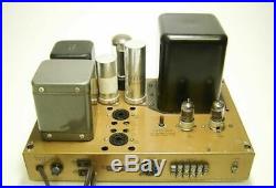 Pair of Vintage Heathkit W-5M Monoblock Tube Amplfiers with Covers - KT#1