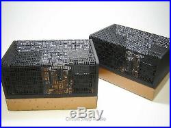 Pair of Vintage Heathkit W-5M Monoblock Tube Amplfiers with Covers - KT#2
