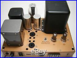 Pair of Vintage Heathkit W-5M Monoblock Tube Amplfiers with Covers - KT1