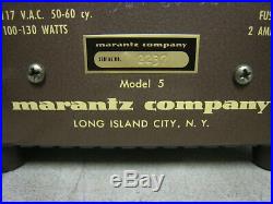Pair of Vintage Marantz 5 Mono Block Monoblock Tube Amplifier Amp Lot free ship