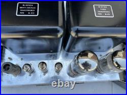 Pair of vintage McIntosh MC75 tube Monoblock amplifiers