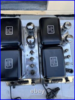 Pair of vintage McIntosh MC75 tube Monoblock amplifiers