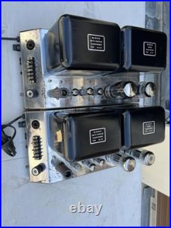 Pair of vintage McIntosh MC75 tube Monoblock amplifiers