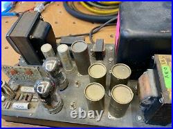 Paoli Son Of Behemoth Vintage Tube Monoblock Amps For Parts or Restoration