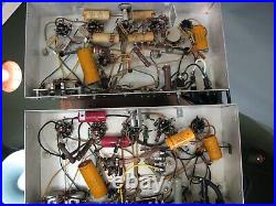 Pilotone Tube Amplifiers AA-901 Monoblocks Amps Triode KT66 Pilot Craftsman 500