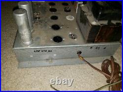 Powered Extension speaker Magnavox AMP 179 Monoblock bi amped Tube Amplifier