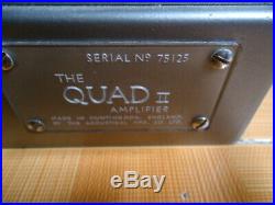 Quad II Tube Pre Power Mono Block Amplifier