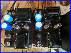 Quicksilver 8417 Monoblock Amplifiers Converted to EL34 Tubes