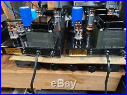 Quicksilver 8417 Monoblock Amplifiers Converted to EL34 Tubes