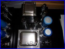 Quicksilver Audio 8417 Mono Block Tube Amps Include EL-34, 5AR4,12AU7,12A tubes