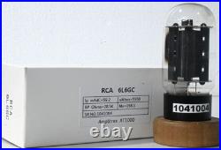 RCA 6L6GC Black Plate Side Ring Getter Made in U. S. A Amplitrex Tested Qty 1 Pc