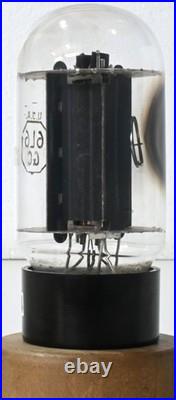 RCA 6L6GC Black Plate Side Ring Getter Made in U. S. A Amplitrex Tested Qty 1 Pc