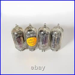 RCA NOS Quad Clear TOPs Side Getters NOS Audio Tubes 2 Matched Pairs