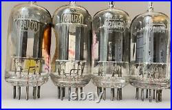 RCA NOS Quad Clear TOPs Side Getters NOS Audio Tubes 2 Matched Pairs