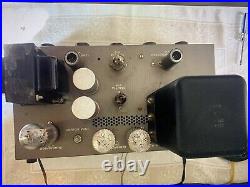 Rare Vintage Eico HF-20 Tube Amplifier Model 20 Monoblock with Cage -WORKING
