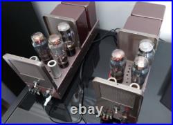 Rare Vintage Fisher 80az Mono Tube Amp Pair Awesome Sound Perfect Working