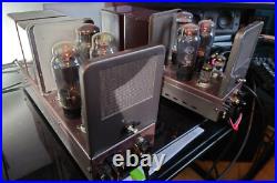Rare Vintage Fisher 80az Mono Tube Amp Pair Awesome Sound Perfect Working