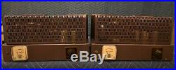 Rare Vintage Pair Fisher 55A Vacuum Tube Mono Block Amplifiers Classic Hifi