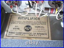 Rca 9335 Tube Mono Block Amplifier #2