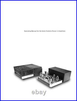 Sonic Frontiers Power 3 Tube Monoblocks Excellent Condition