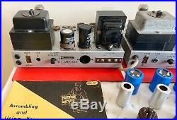 Stereo Heathkit MA12 Valve Tube Monoblock Amplifiers EL84 Leak TL12+ EMI EMG