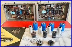 Stereo Heathkit MA12 Valve Tube Monoblock Amplifiers EL84 Leak TL12+ EMI EMG
