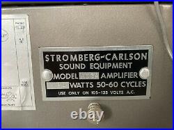 Stromberg Carlson AU-34 Vintage Tube Mono Block Amplifier 6L6s
