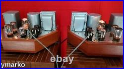 Stunning Mint pair of unique classic Mono Block vacuum tube Amplifier Monoblocks