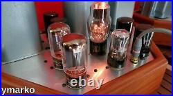 Stunning Mint pair of unique classic Mono Block vacuum tube Amplifier Monoblocks