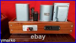 Stunning Mint pair of unique classic Mono Block vacuum tube Amplifier Monoblocks