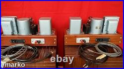Stunning Mint pair of unique classic Mono Block vacuum tube Amplifier valve amp