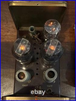 THE FISHER 400C Tube Stereo preamplifier and MODEL 100 Monoblock pair RARE 400-C