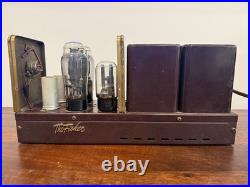 THE FISHER 400C Tube Stereo preamplifier and MODEL 100 Monoblock pair RARE 400-C