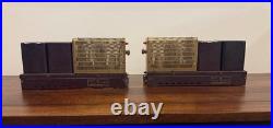 THE FISHER 400C Tube Stereo preamplifier and MODEL 100 Monoblock pair RARE 400-C